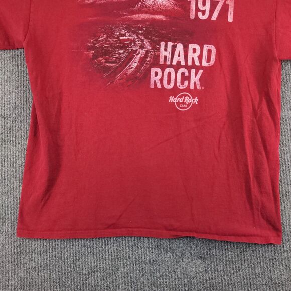 Hard Rock Cafe Mens Pigeon Forge 1971 T-Shirt Red XL Short Sleeve 100% Cotton - Picture 5 of 13